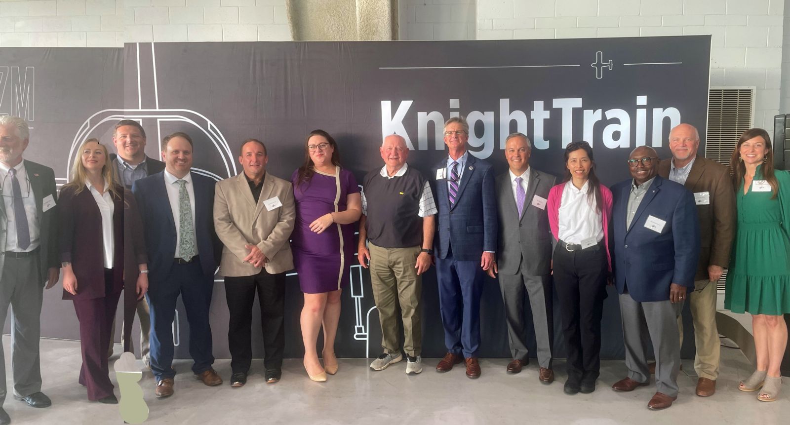 Team Dinner at the Hangar Groundbreaking